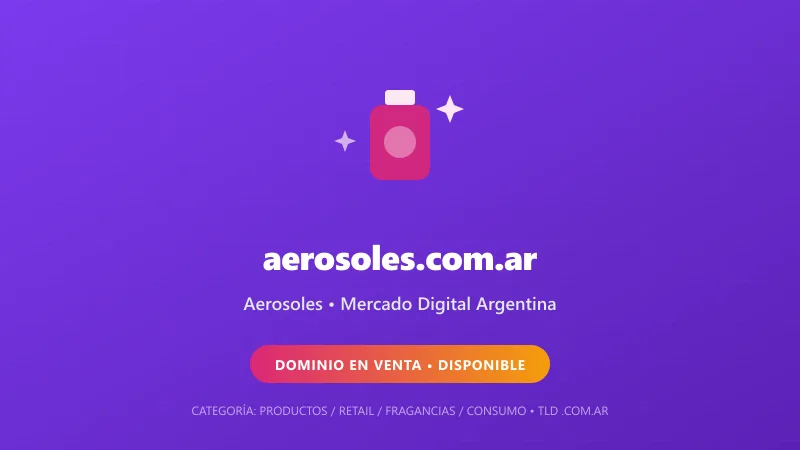 Identidad gráfica y activo digital para Aerosoles en Argentina